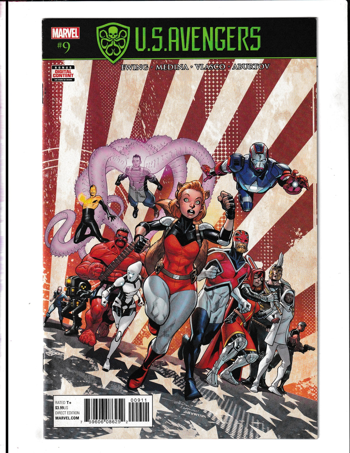 U.S. Avengers #9 (2017) Marvel Comics SKU:1578