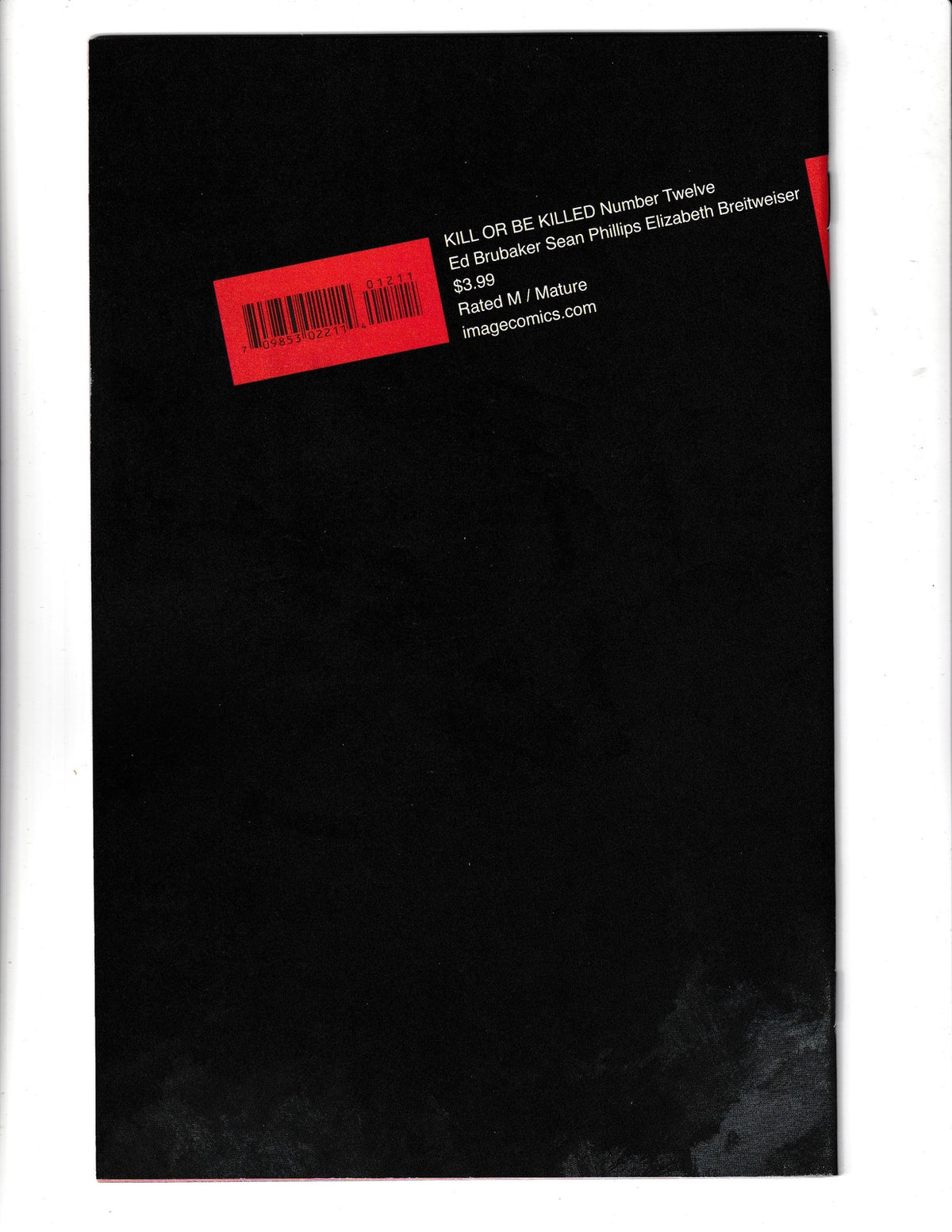 Kill or Be Killed #12 (2017) Image Comics