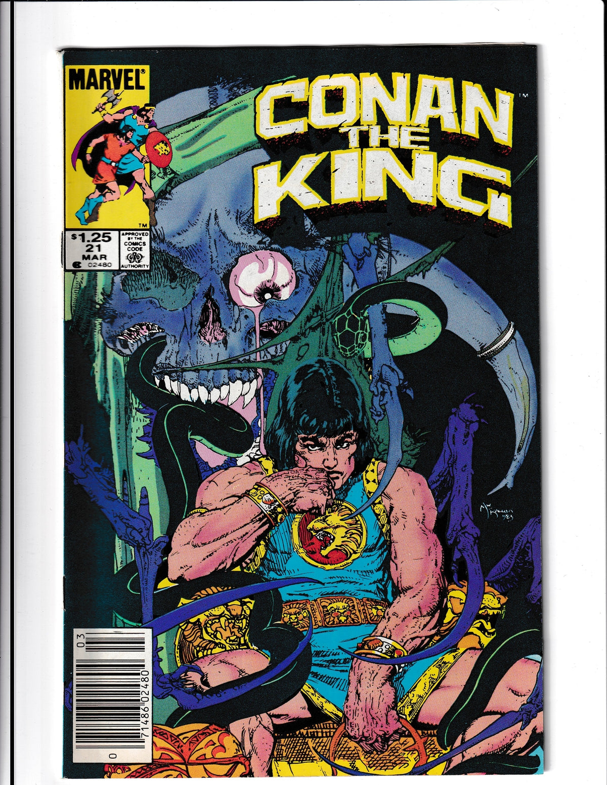 Conan the King #21 (1984) Canadian Newsstand Marvel Comics