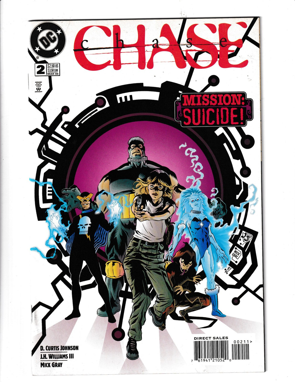 Chase #2 (1998) Blue Superman DC Comics