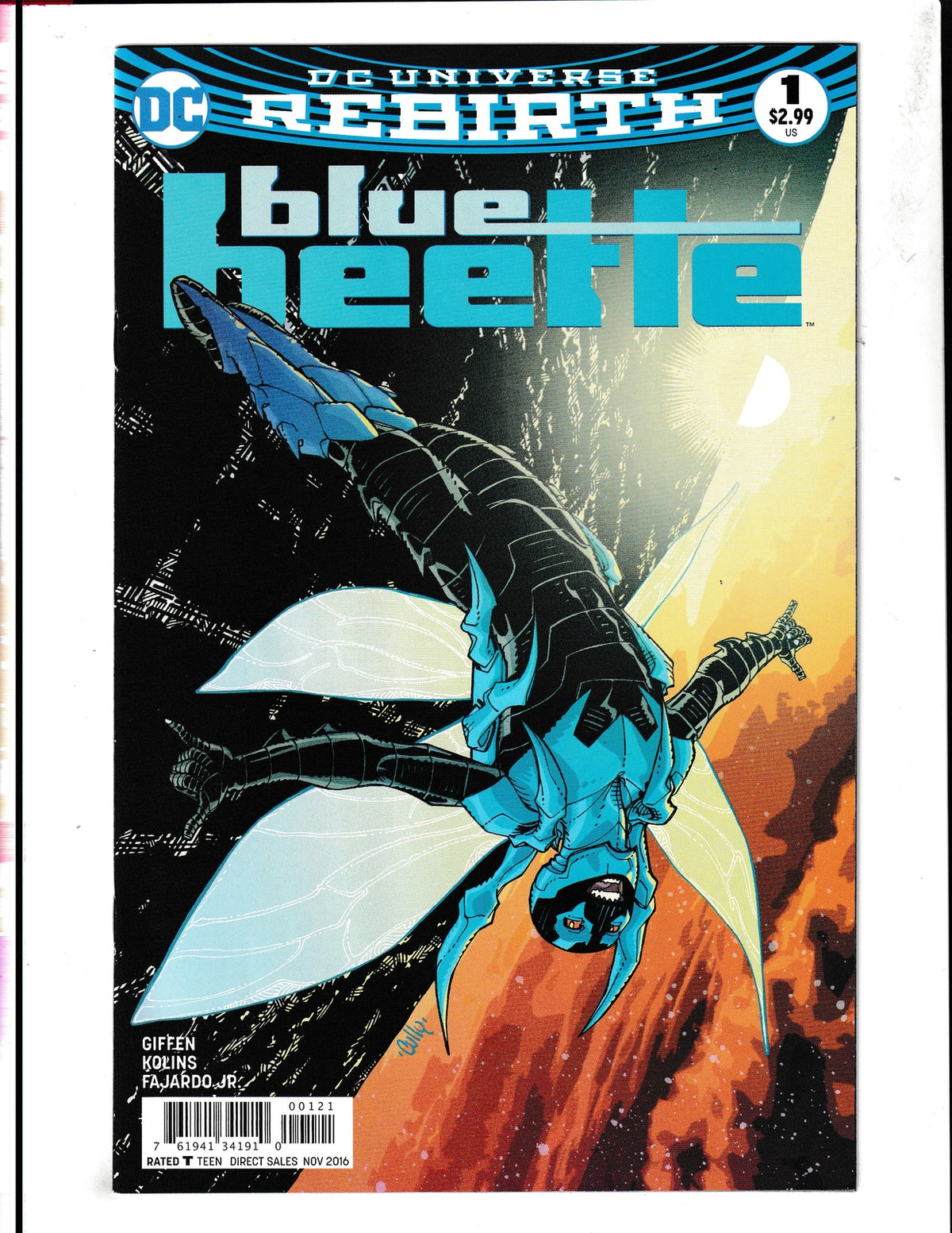 Blue Beetle   #1b (2016) Cully Hamner Variant DC Comics