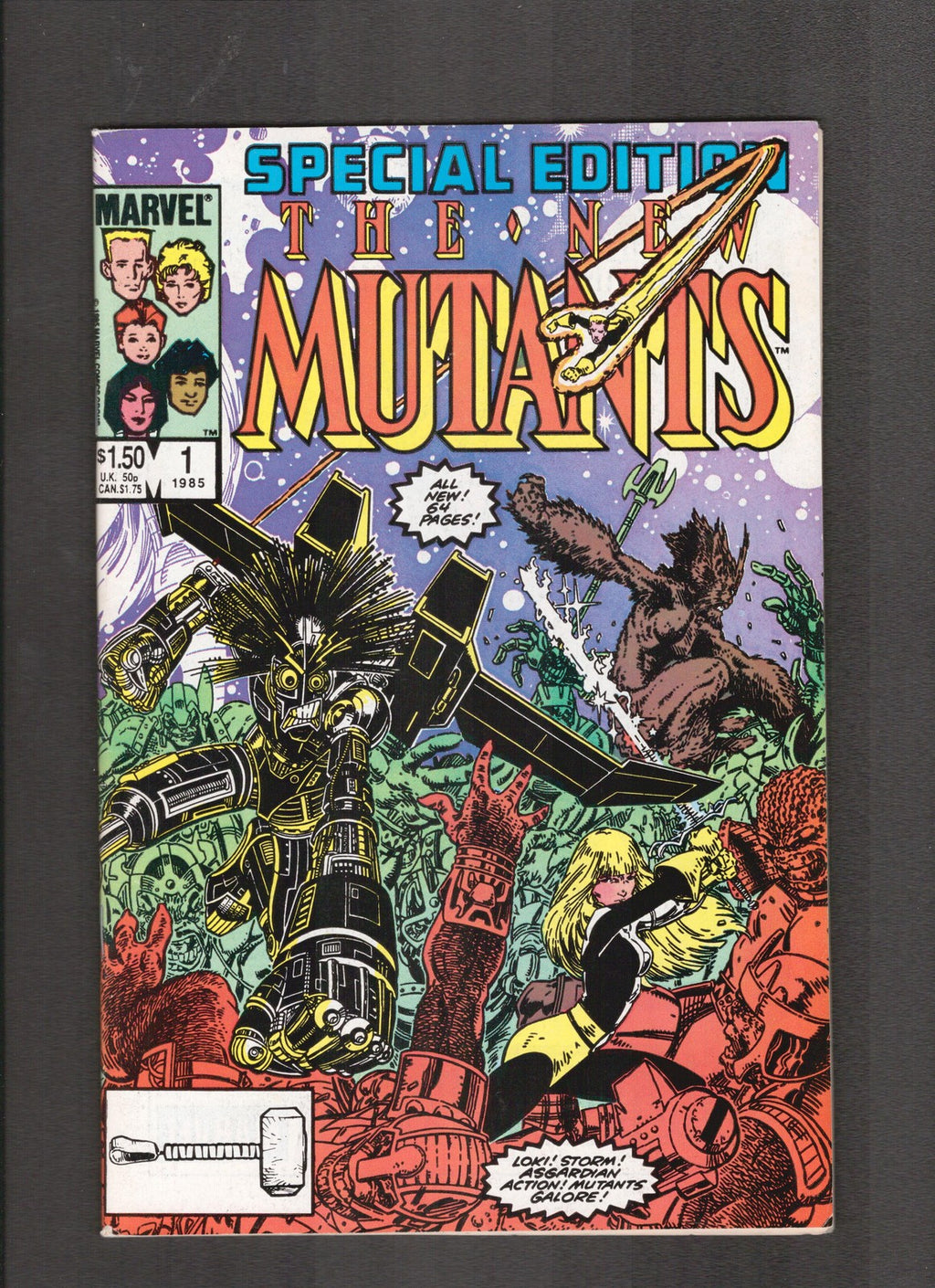 New Mutants Special Edition #1 (1985) Chris Claremont Marvel Comics