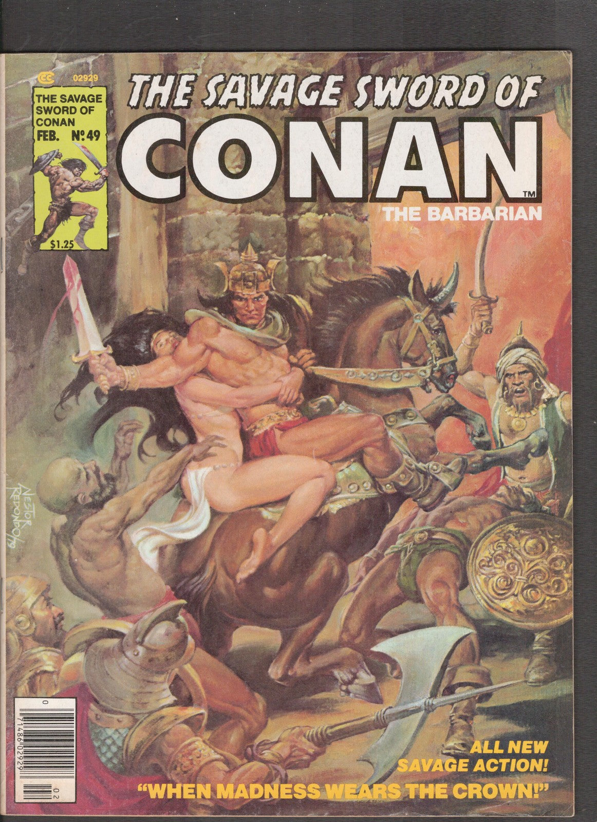 Savage Sword of Conan #49 (1980) Roy Thomas - Nester Redondo Curtis Comics