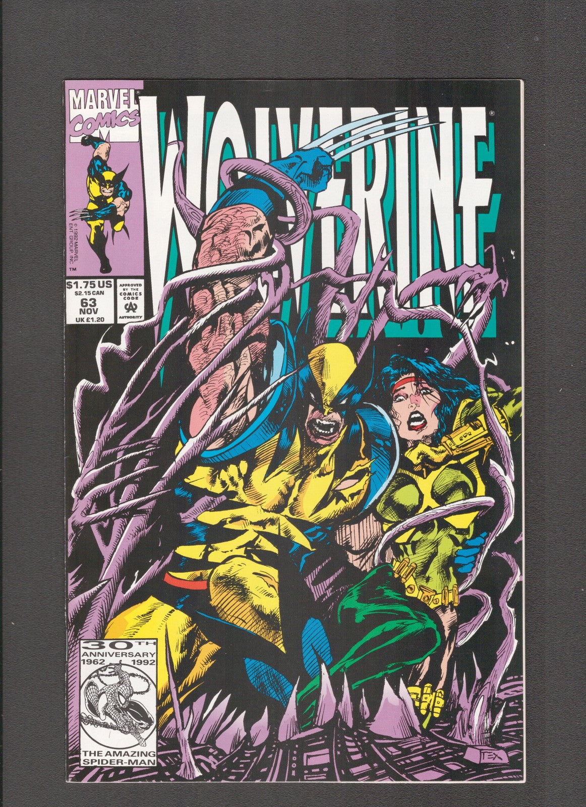 Wolverine #63 (1992) Larry Hama, Mark Texeria Marvel Comics