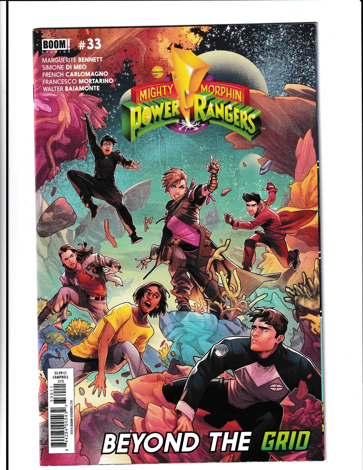 Mighty Morphin Power Rangers #33 (2018) Boom Comics
