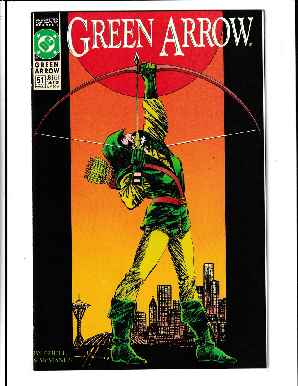 Green Arrow #51 (1991) HIGH GRADE Vol. 2 DC Comics