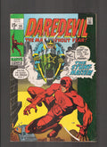 Daredevil #64 (1970) Gene Colan, Roy Thomas Marvel Comics