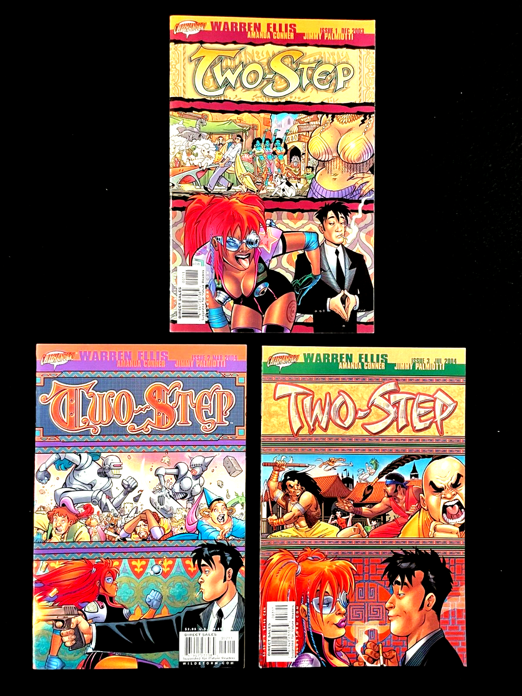 Two-Step Complete Set of 3 #1-3 (2002) Cliffhanger Comics