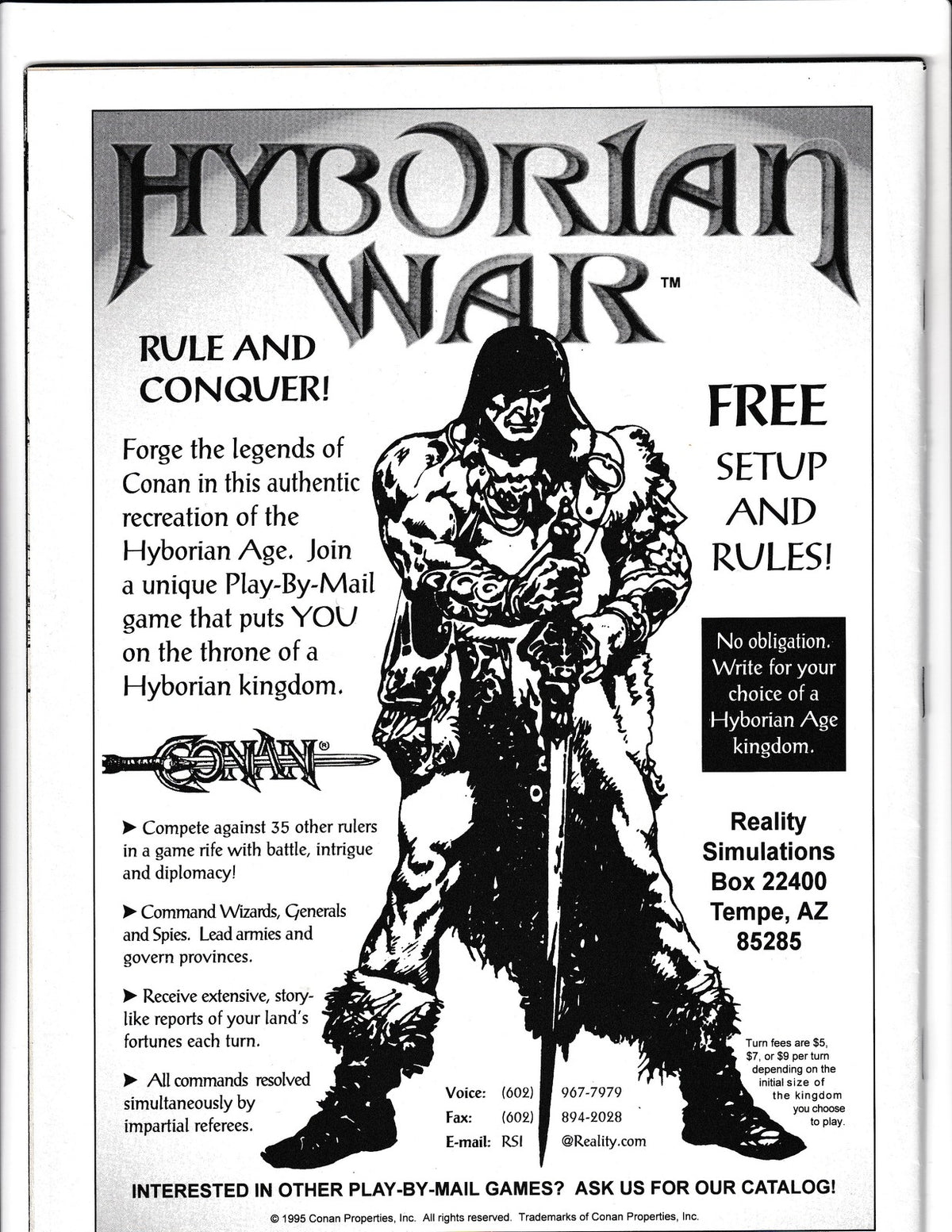 Conan the Savage #3 (1995) Magazine Marvel Comics