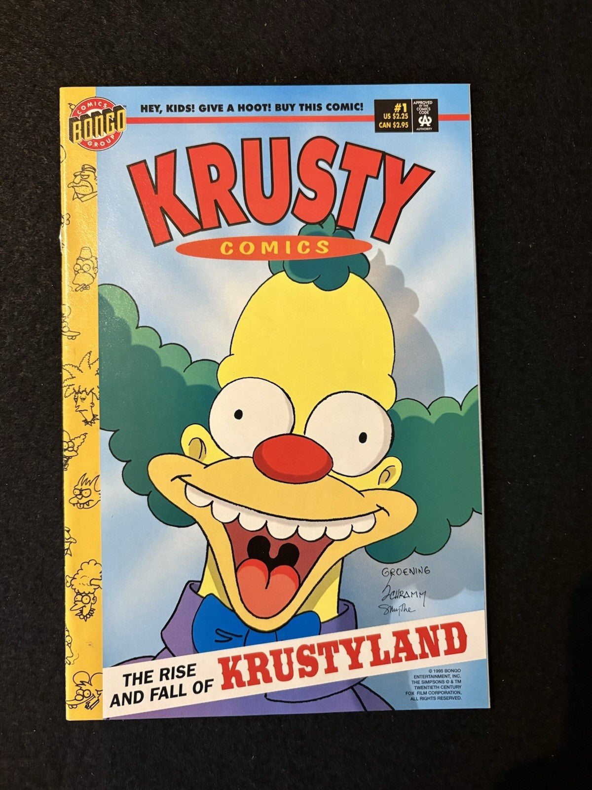 Krusty Comics #1-3 (1995) Krusty Land Complete Mini-Series Bongo Comics