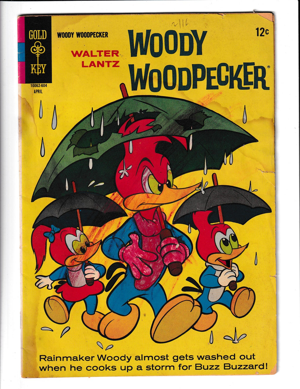 Woody Woodpecker #90 (1966) Gold Key Comics
