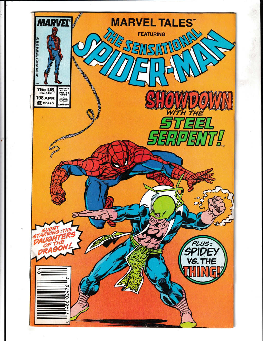 Marvel Tales #198 (1987) Steel Serpent Marvel Comics