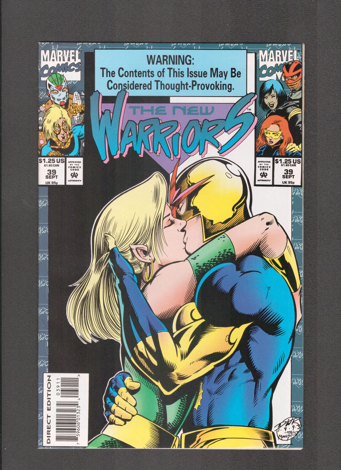 New Warriors #39 (1993) Joe Rosen Marvel Comics