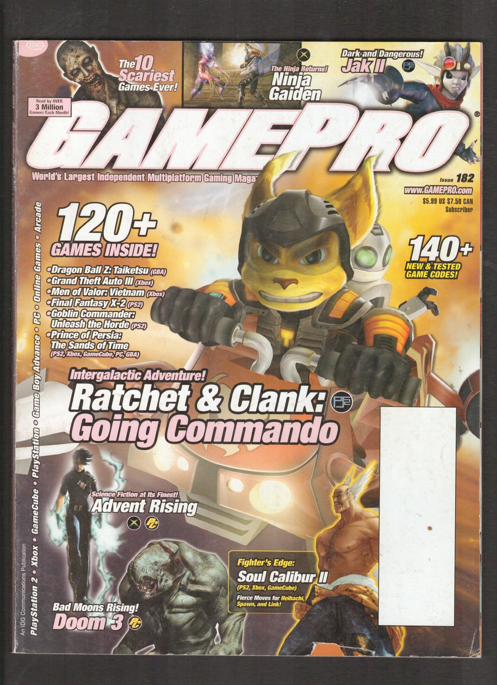 Game Pro #182 (2003) November  Comics