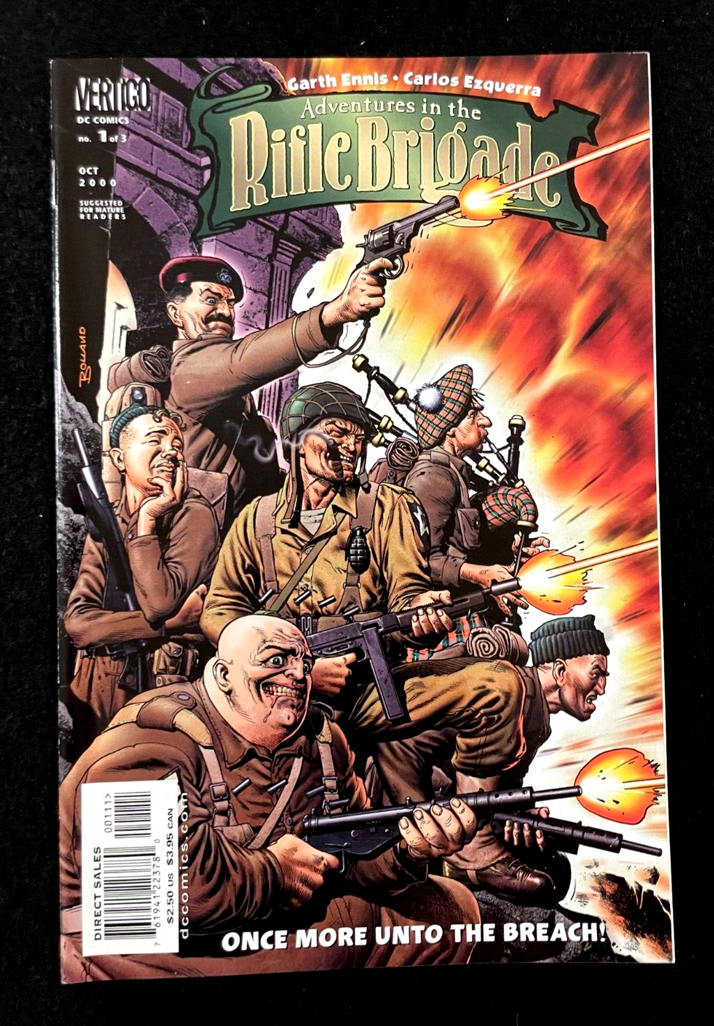 Adventures in the Rifle Brigade - Complete Set of 3 #1-3 (2003) Vertigo Comics