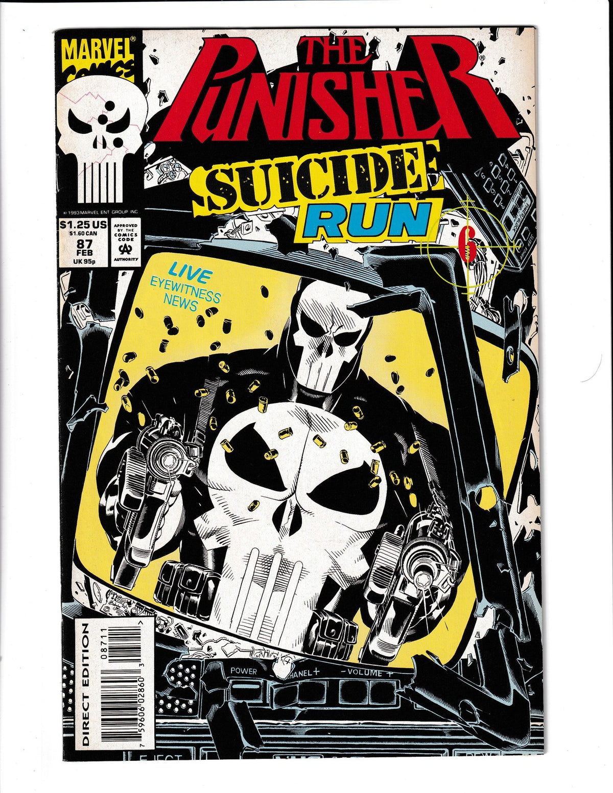 Punisher #87 (1994) Suicide Run Marvel Comics