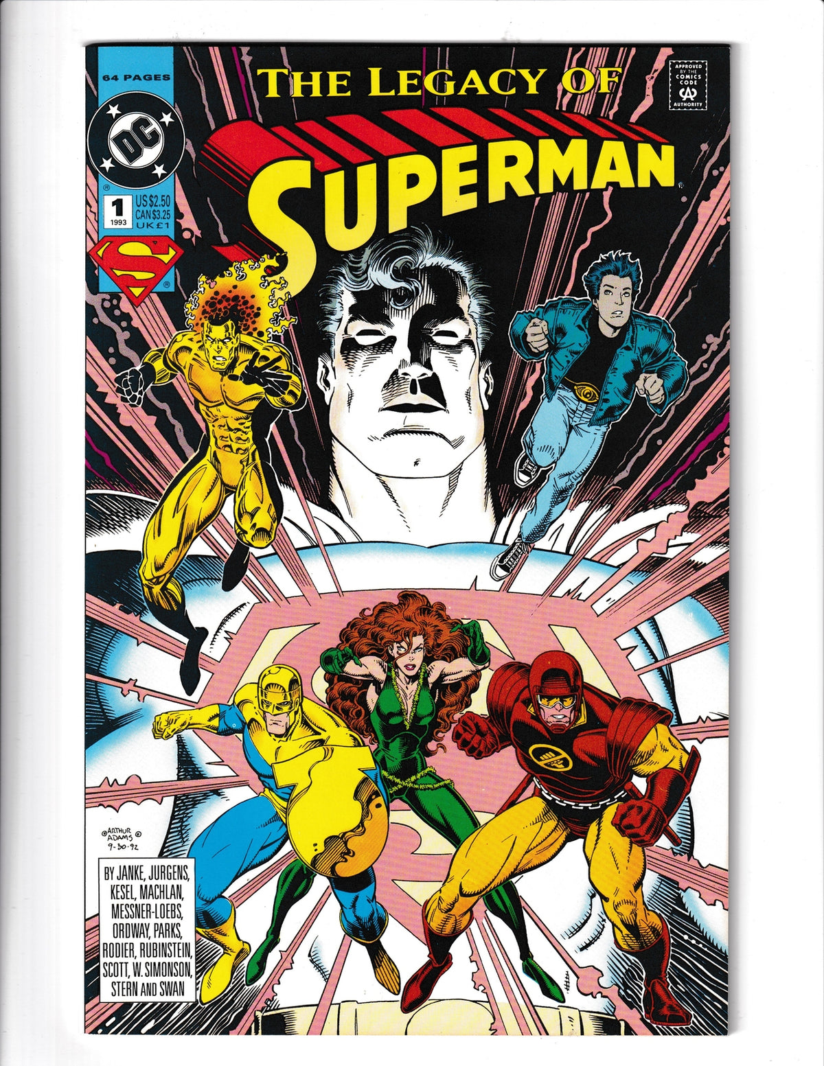 Superman: Legacy Of Superman #1 (1993) DC Comics SKU:988