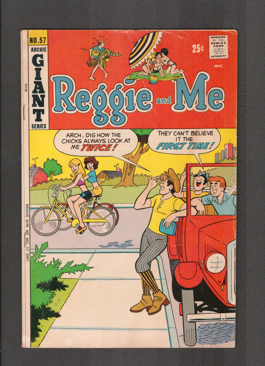 Reggie and Me #57 (1972) Archie Comics