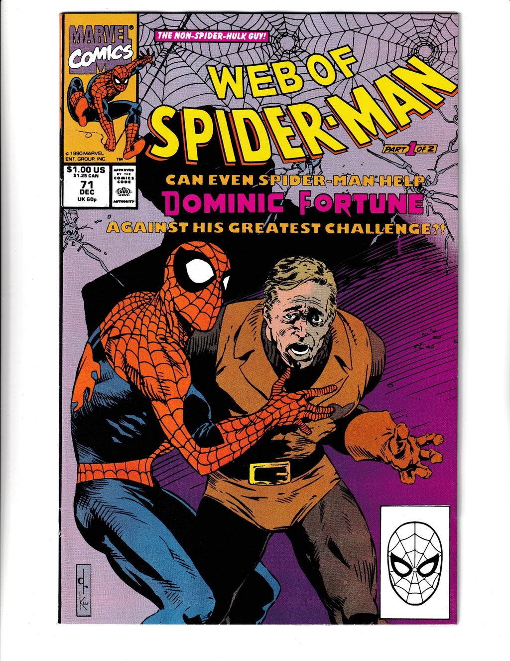 Web of Spider-Man #71 (1990) Marvel Comics