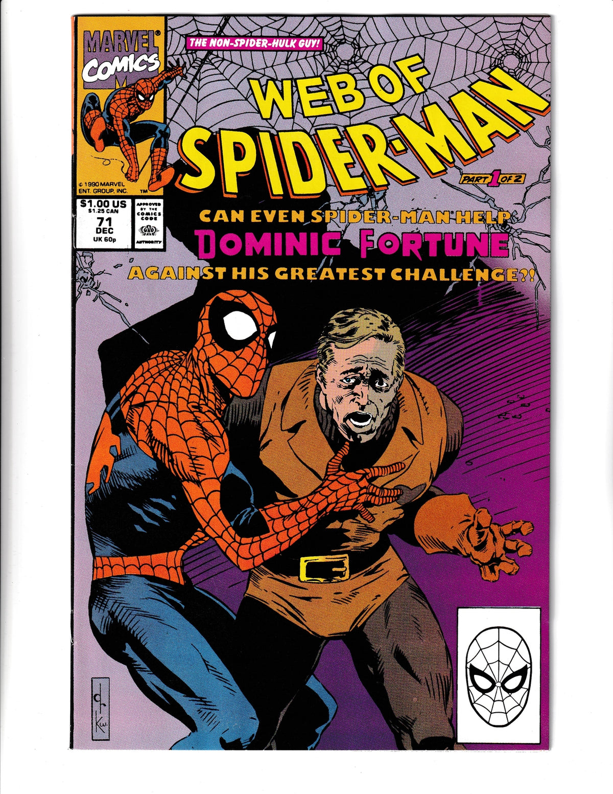 Web of Spider-Man #71 (1990) Marvel Comics