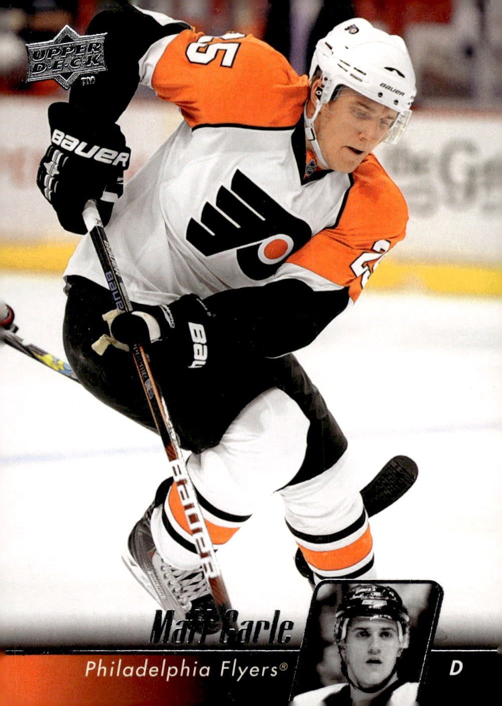 2010-11 Upper Deck #60 Matt Carle Hockey Philadelphia Flyers
