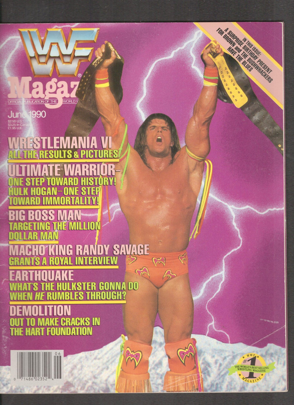 WWF Magazine #June (1990) Ultimate Warrior  Comics