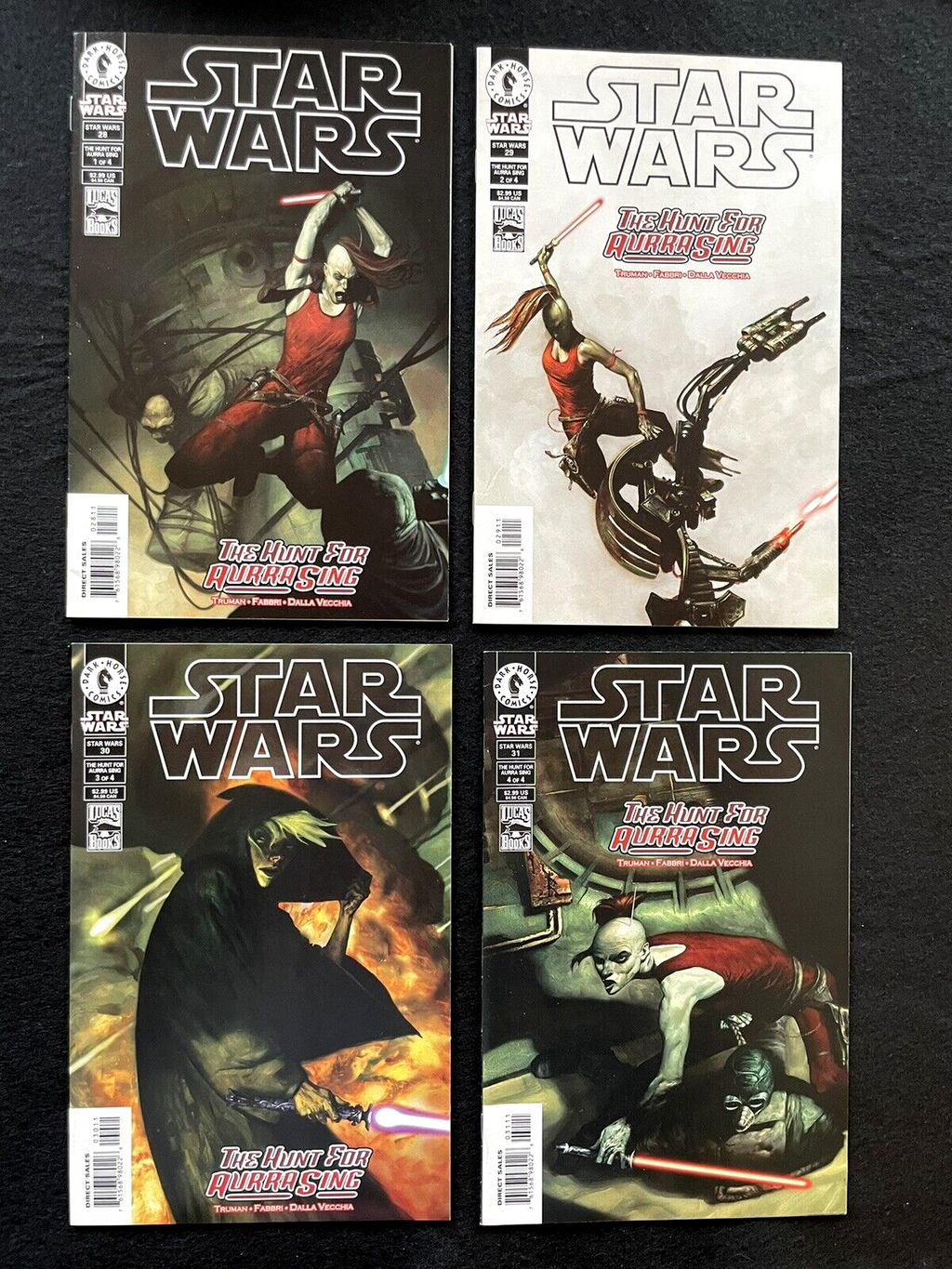Star Wars #28-31 The Hunt for Aurrasing (1-4) (2001)  Dark Horse Comics