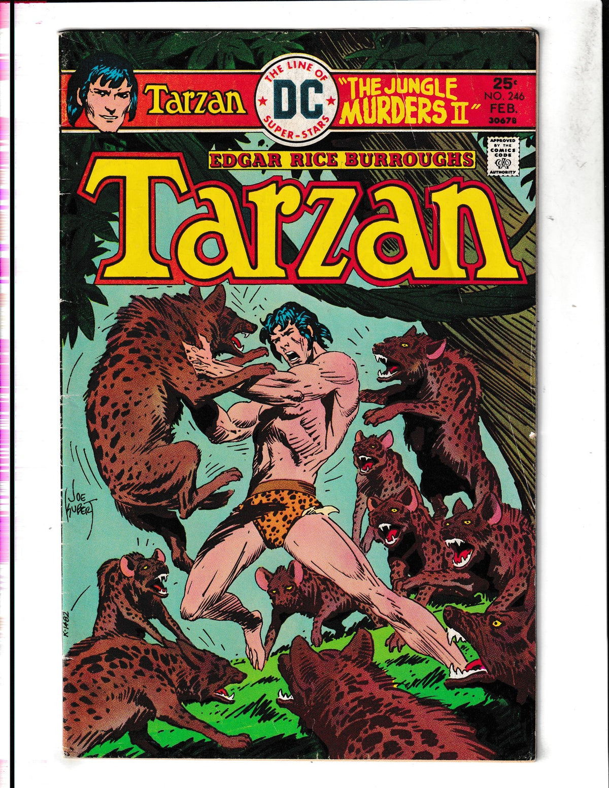 Tarzan #246 (1976) Edgar Rice Burroughs DC Comics