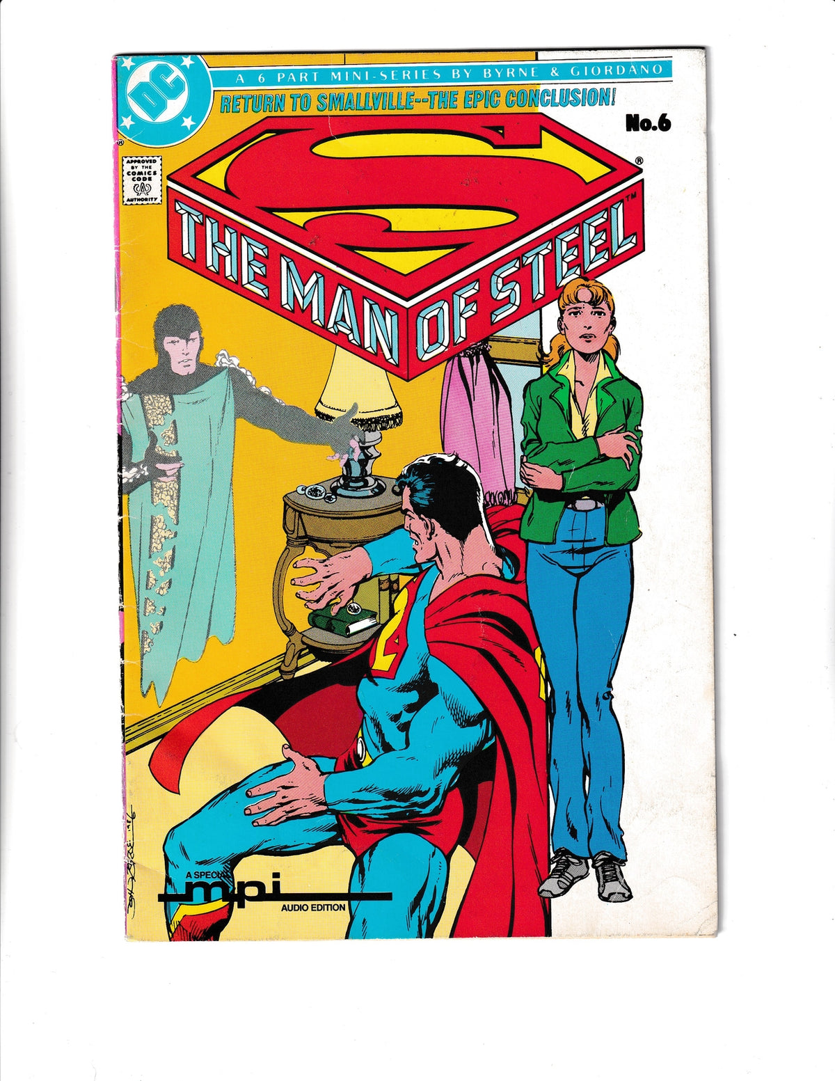 Man of Steel #6 (1986) Mini MPI Audio Edition DC Comics