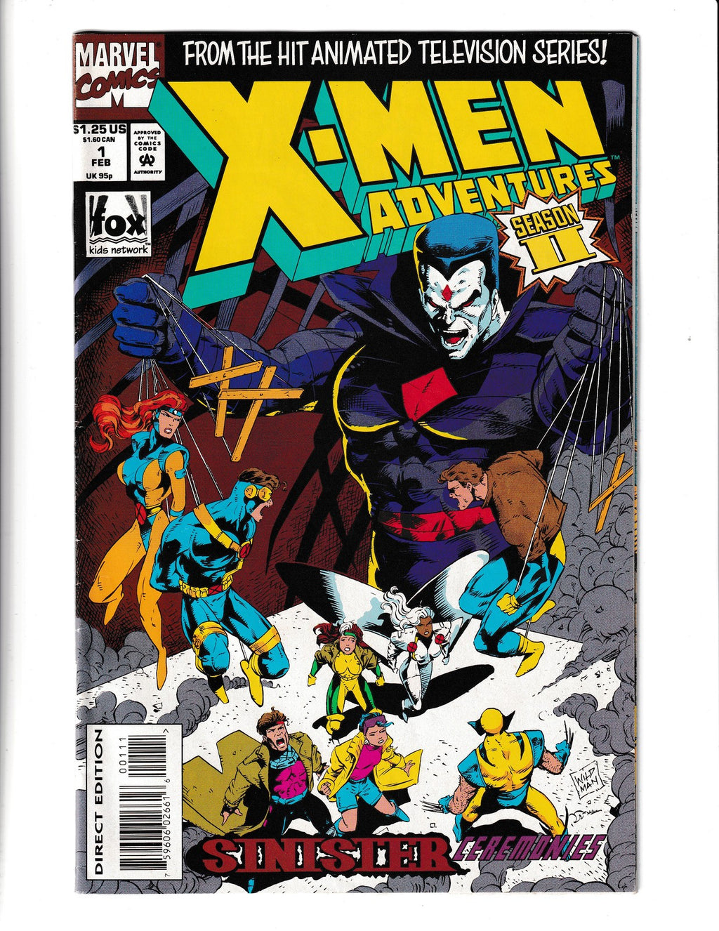 X-Men Adventures II #1 (1994) Marvel Comics