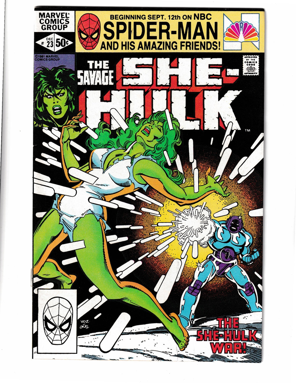 Savage She-Hulk #23 (1982) 1st App of Torque Marvel Comics