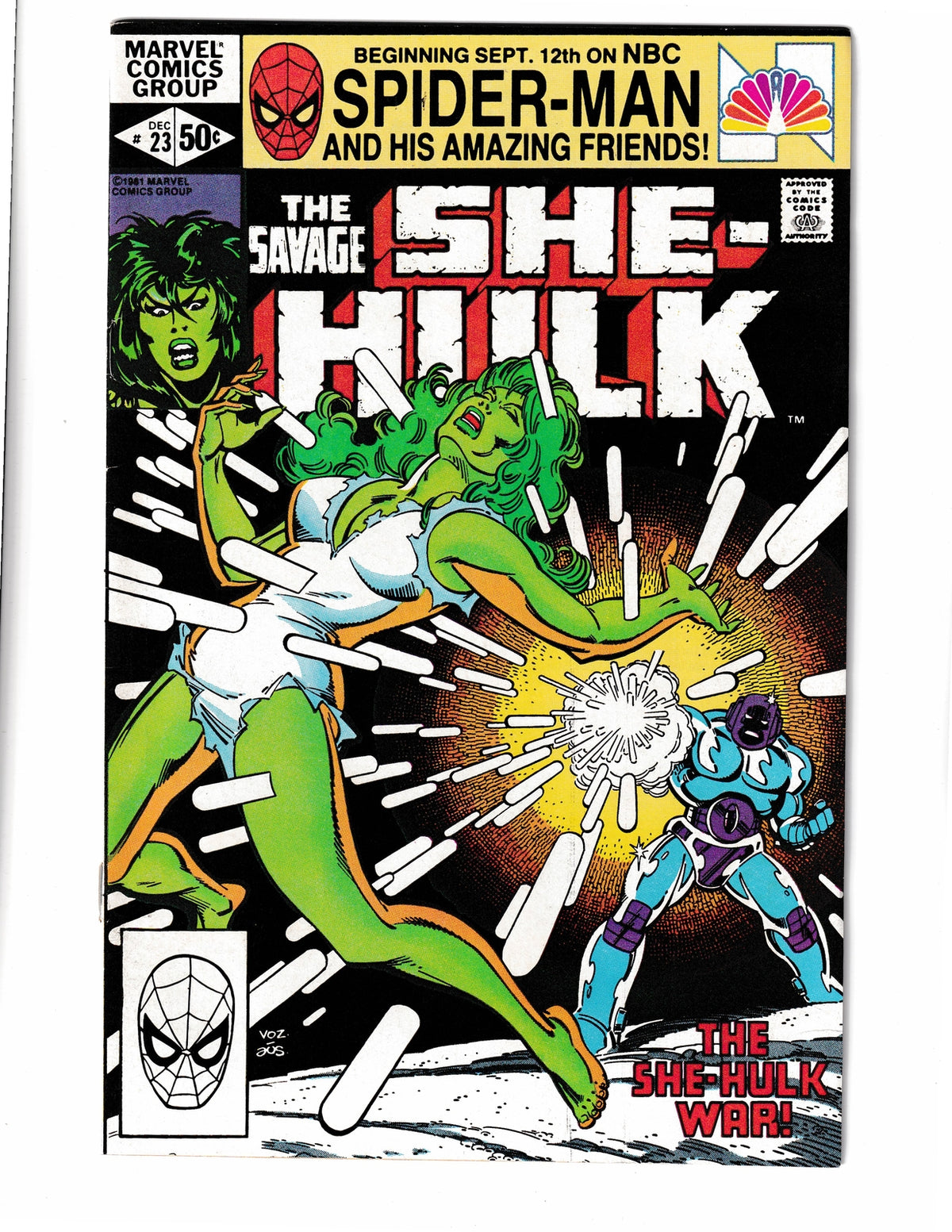 Savage She-Hulk #23 (1982) 1st App of Torque Marvel Comics