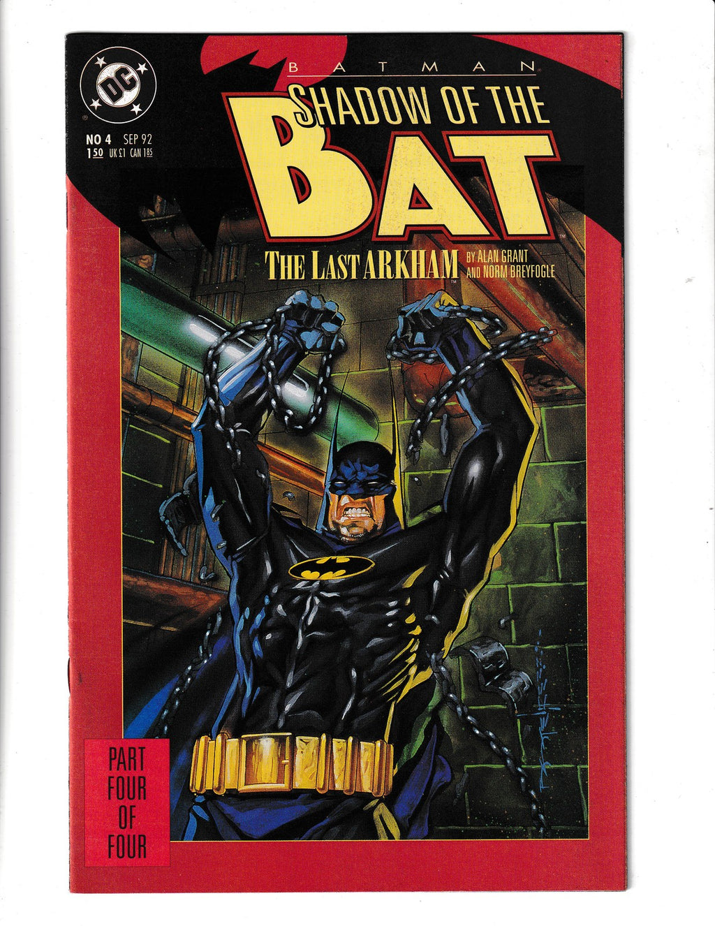 Batman: Shadow of the Bat #4 (1992) Higher Grade DC Comics