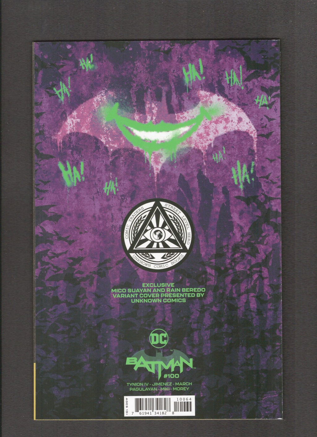 Batman #100unknown-B (2020) Mico Suayan Virgin Variant DC Comics