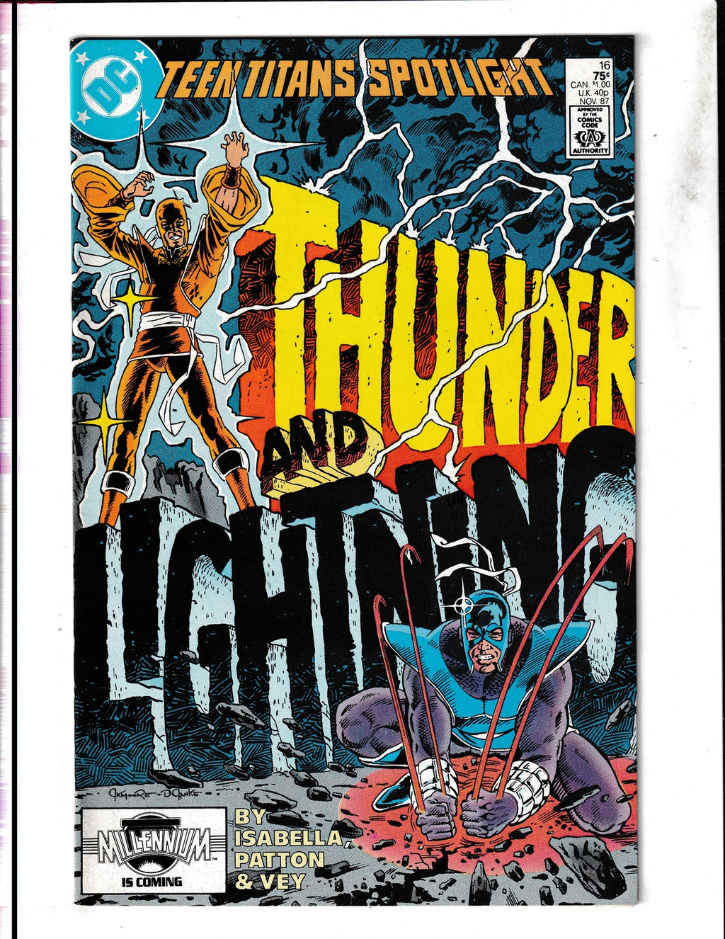 Teen Titans Spotlight #16 (1987) Thunder and Lightning DC Comics
