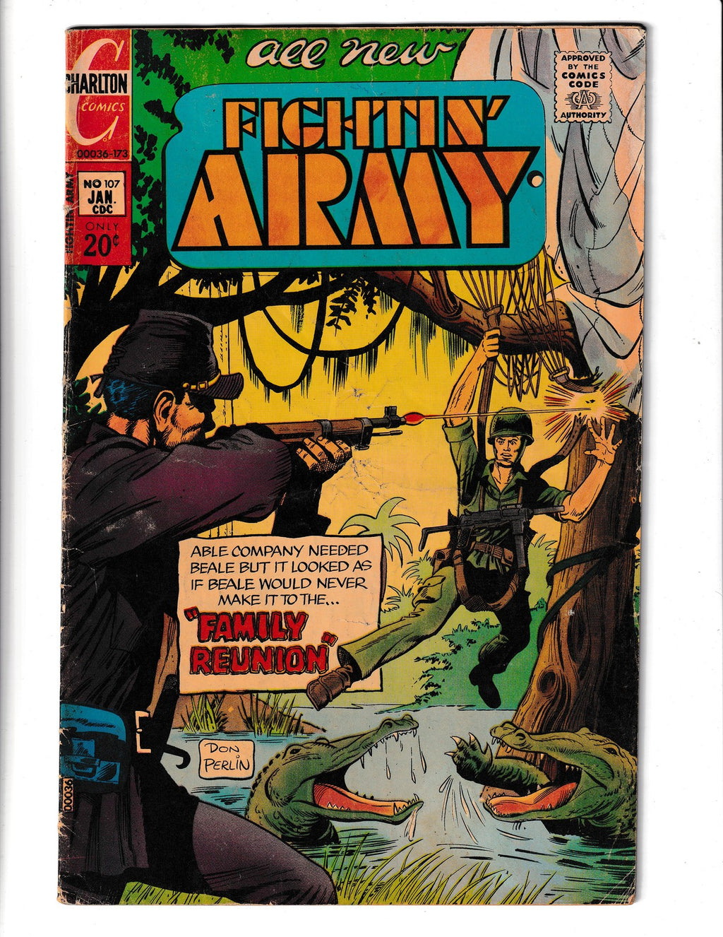 Fightin' Army #107 (1973) Charlton Comics