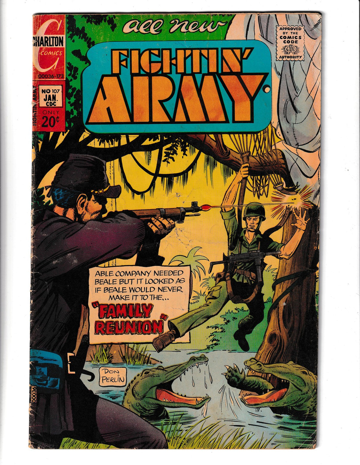 Fightin' Army #107 (1973) Charlton Comics