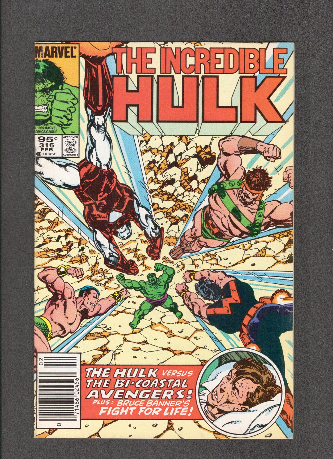Incredible Hulk #316 (1986) Newsstand Marvel Comics