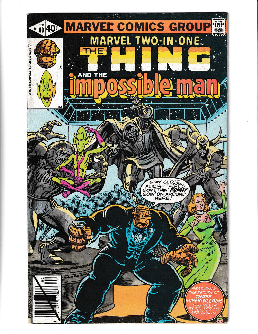 Marvel Two-In-One #60 (1980) Thing & Impossible Man Marvel Comics
