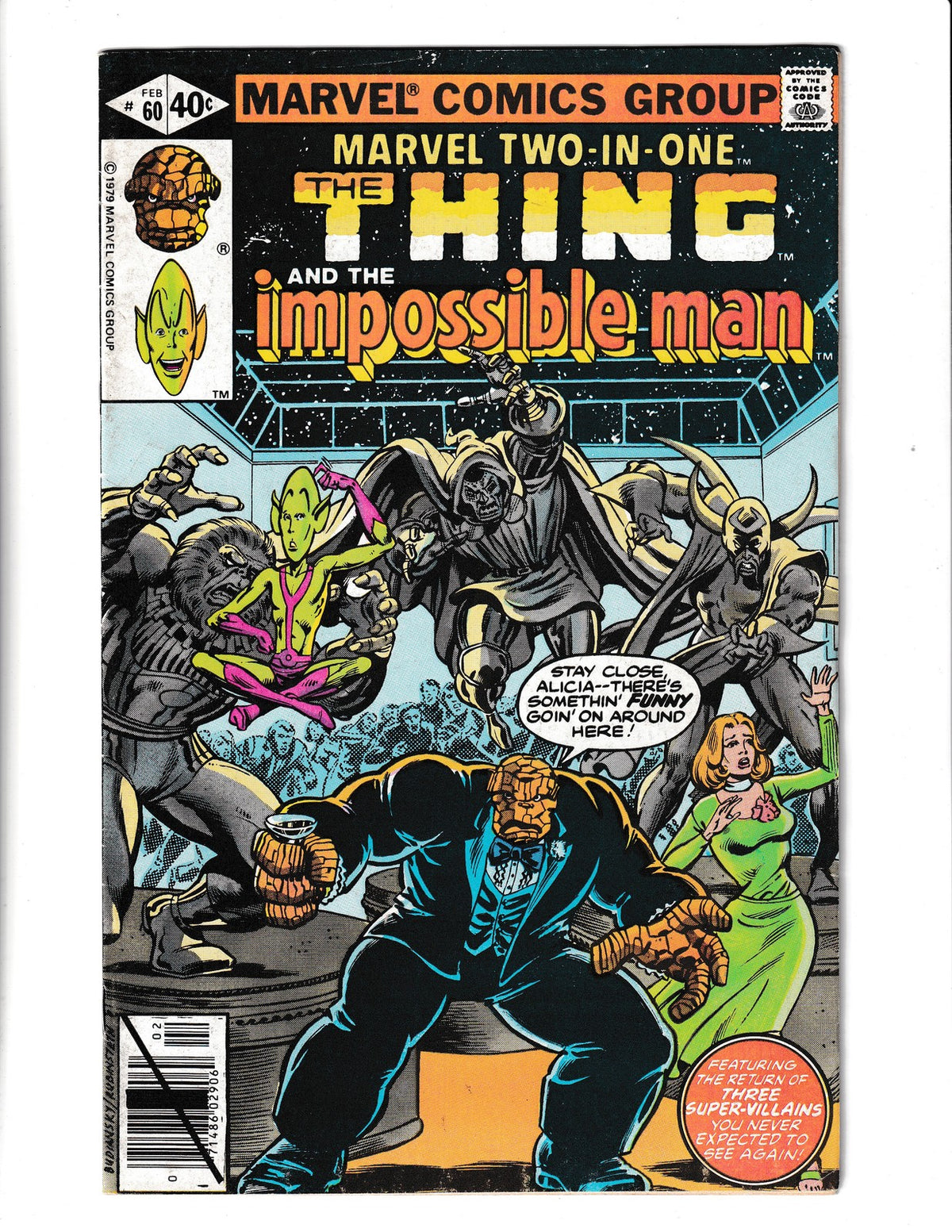 Marvel Two-In-One #60 (1980) Thing & Impossible Man Marvel Comics