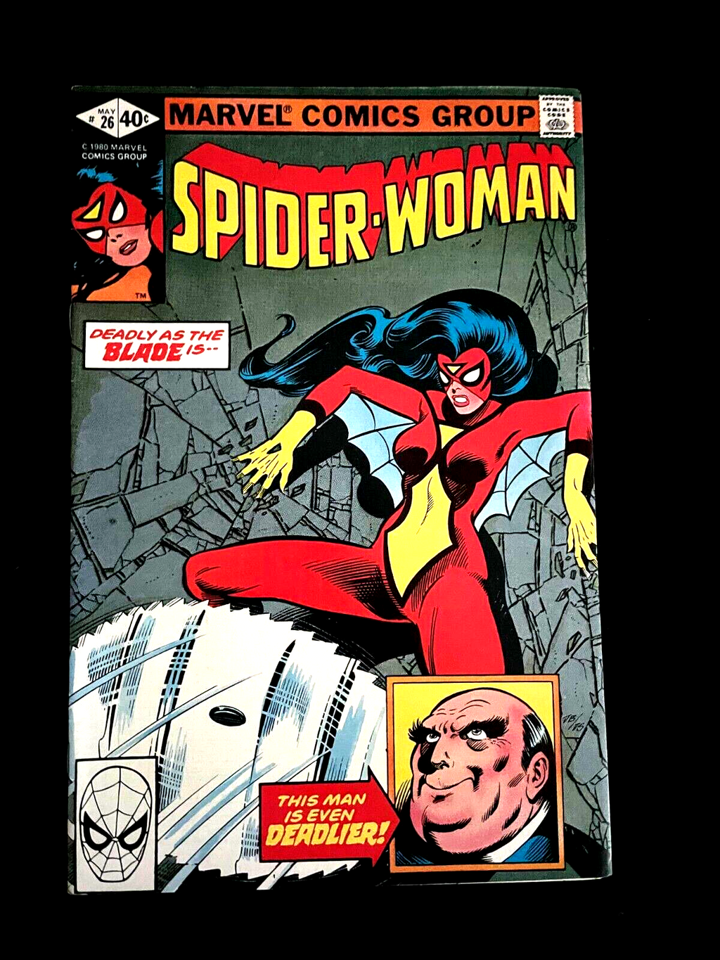 Spider-Woman #26 1980 - 1st Appearance of Grinder