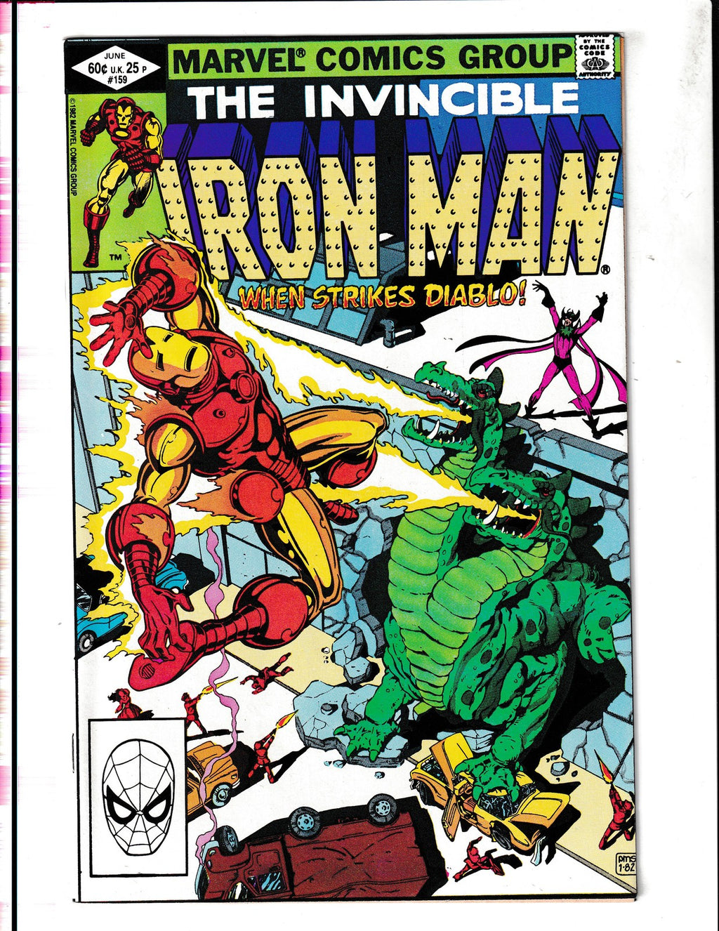 Iron Man #159 (1982) Paul Smith Cover Marvel Comics