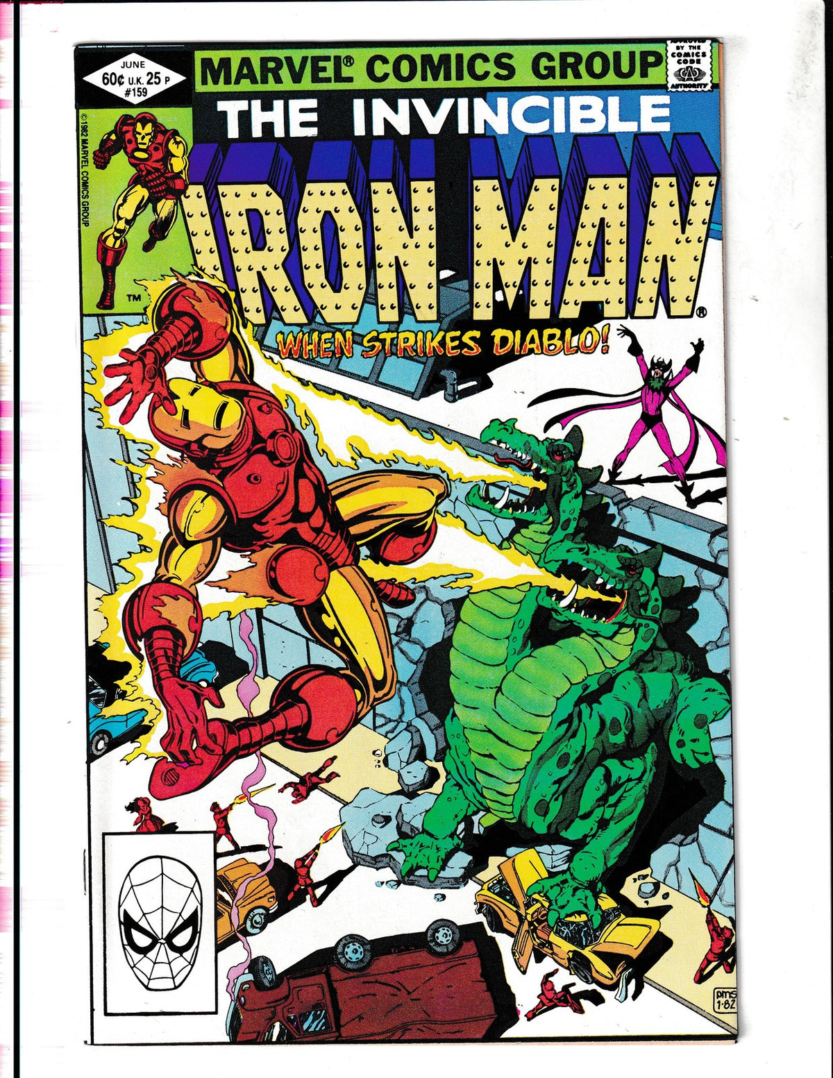 Iron Man #159 (1982) Paul Smith Cover Marvel Comics