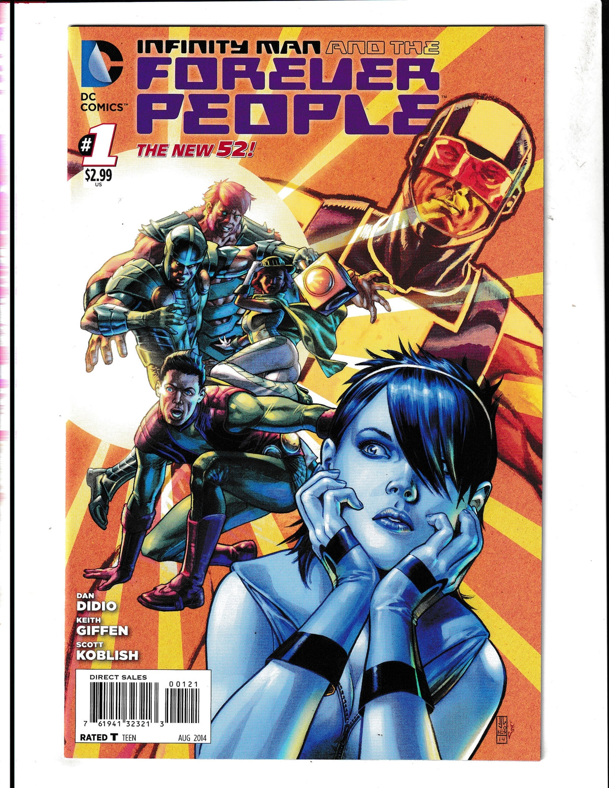 Infinity Man and the Forever People #1b (2014) Howard Porter Variant DC Comics