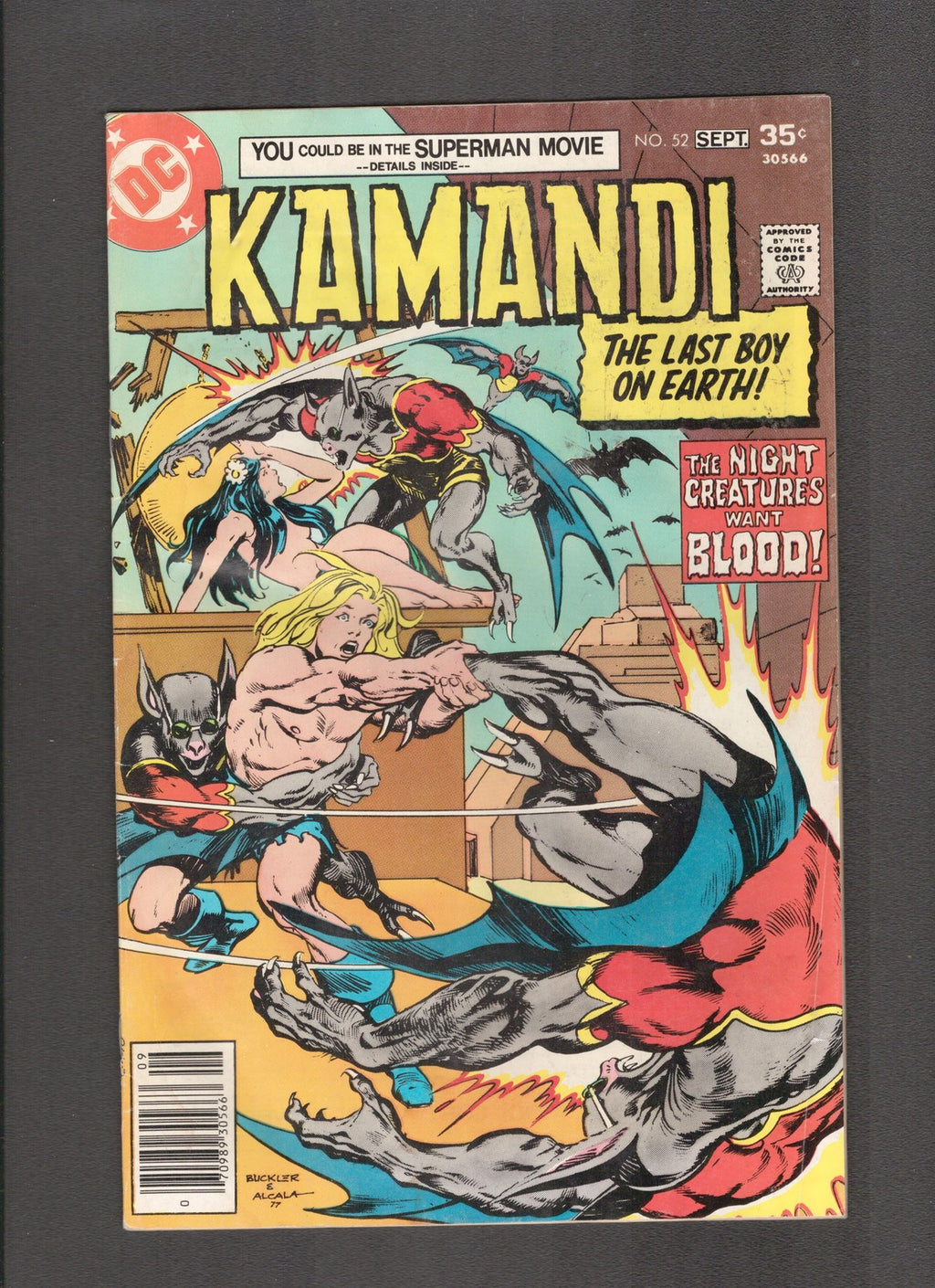 Kamandi: The Last Boy On Earth #52 (1977) Rick Buckler DC Comics