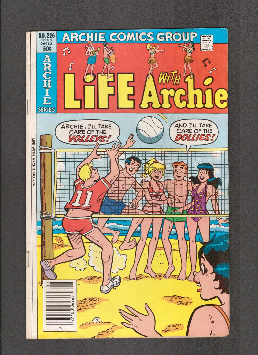 Life With Archie #226 (1981) Beach Cover Archie Comics