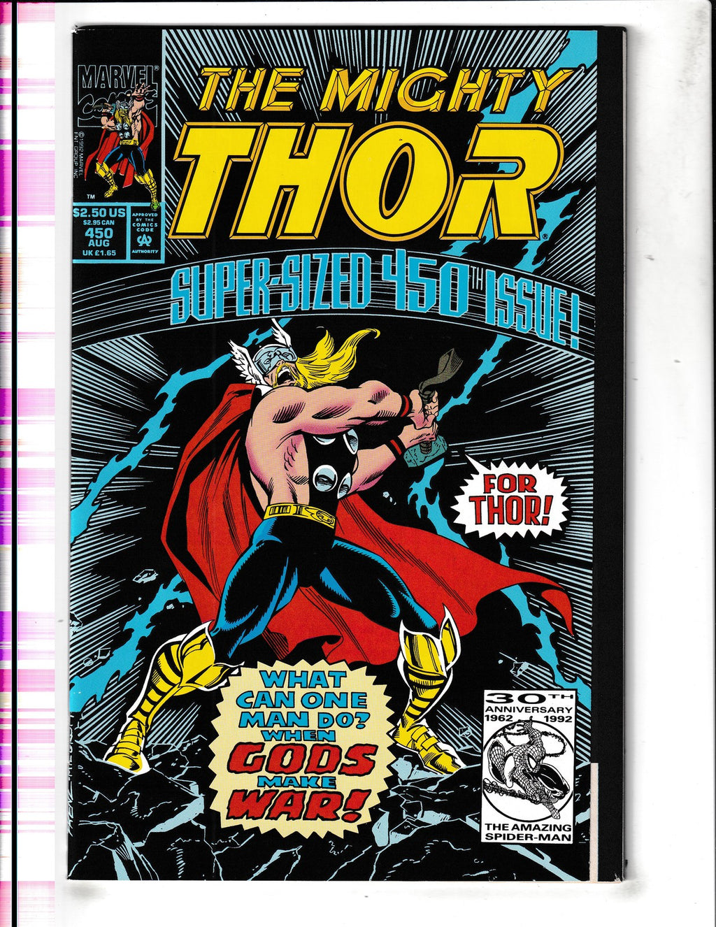 Thor #450 (1992) Super-Sized Marvel Comics