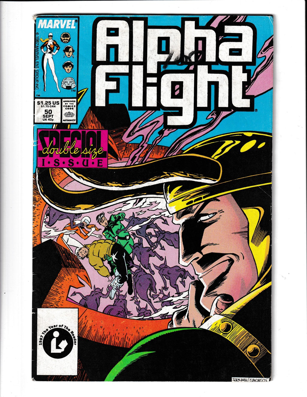 Alpha Flight #50 (1987) Marvel Comics SKU:3527