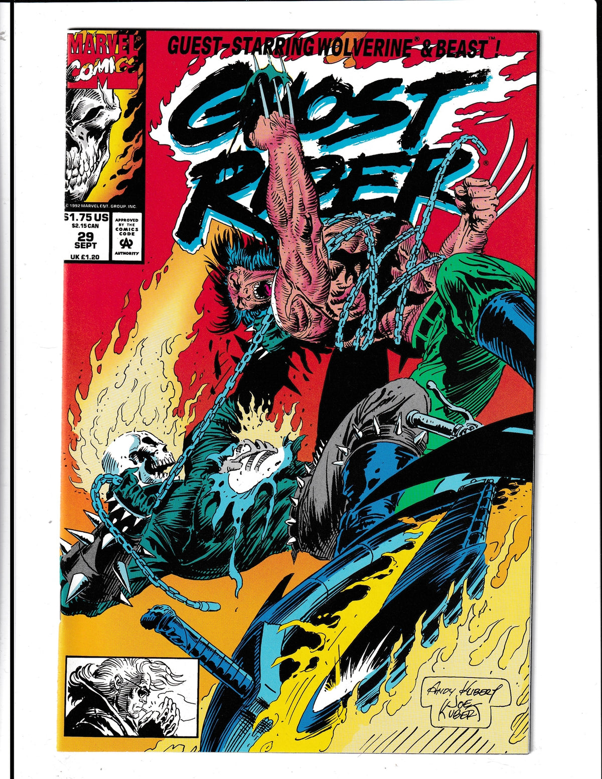 Ghost Rider #29 (1992) Marvel Comics SKU:635