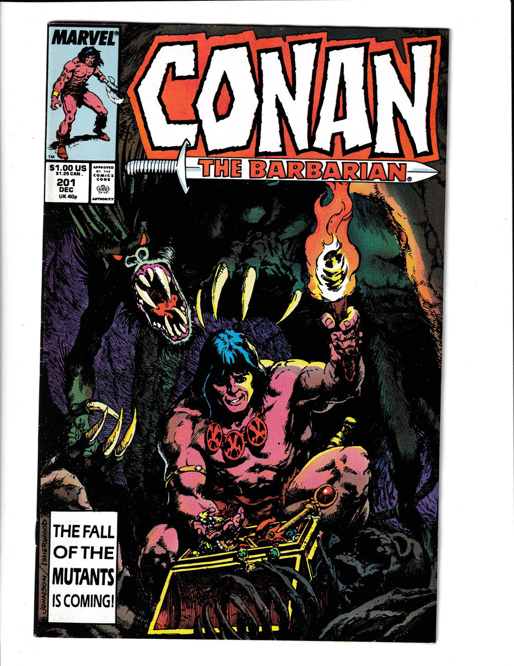 Conan the Barbarian #201 (1987) Marvel Comics SKU:3265